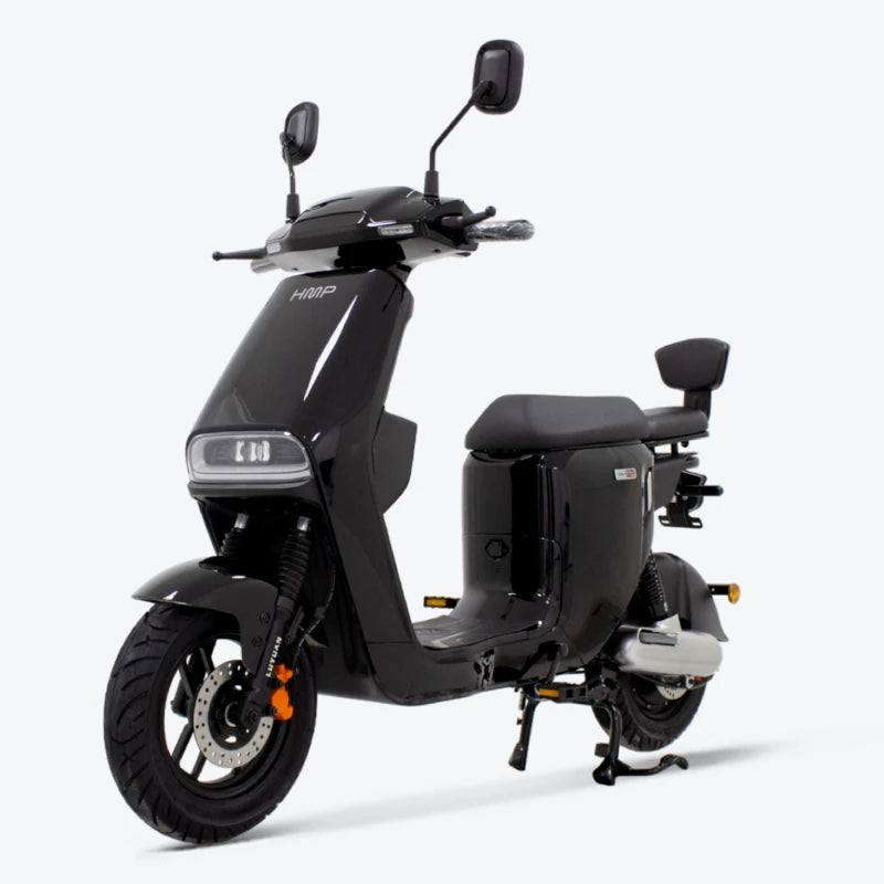 electric bicycle moped INNO-A Pro Herschel Navy Red Canvas organized storage reaching speeds up to Color:Hot Black Sucker
