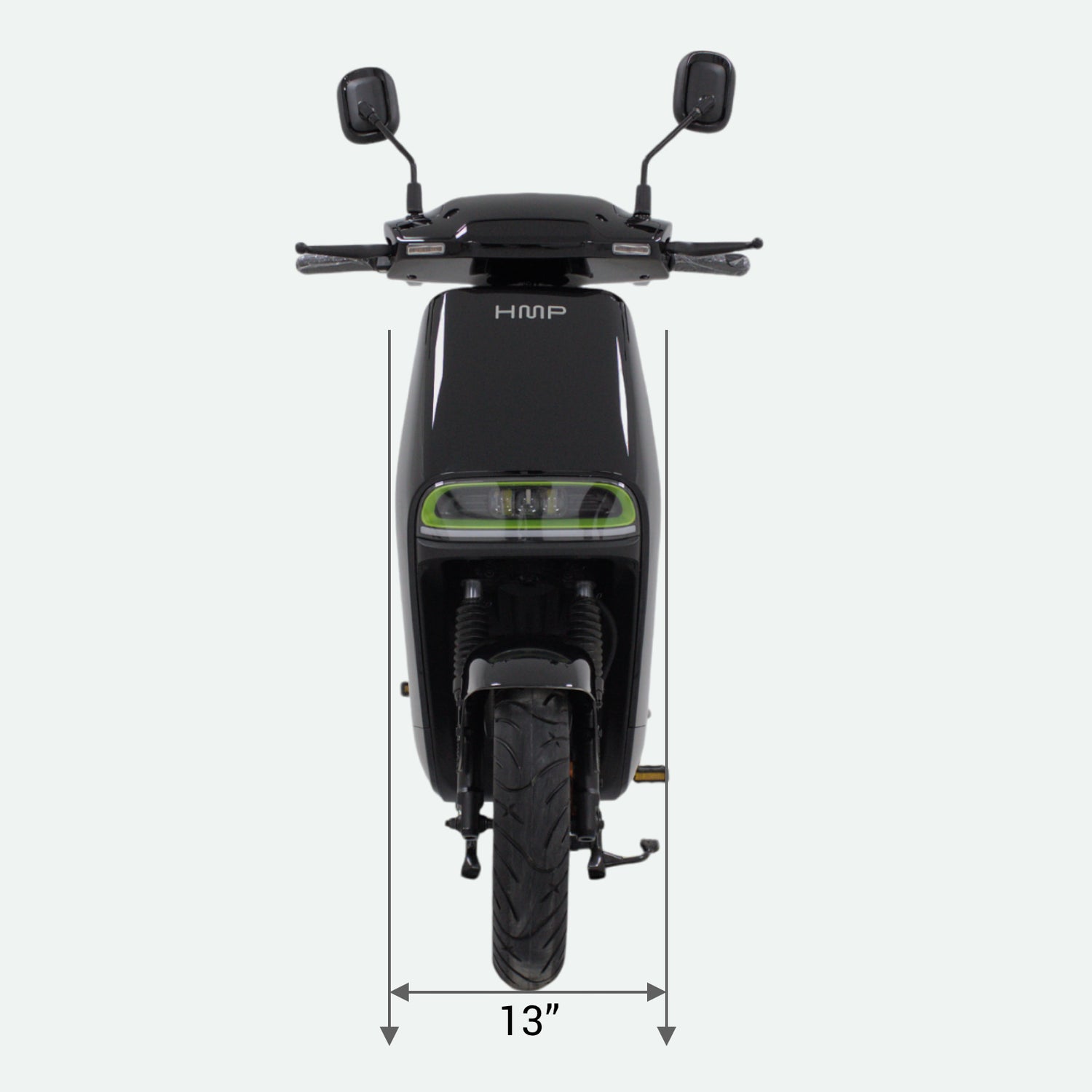 Inno a Pro – Front View with Product Dimensions – 13" Width